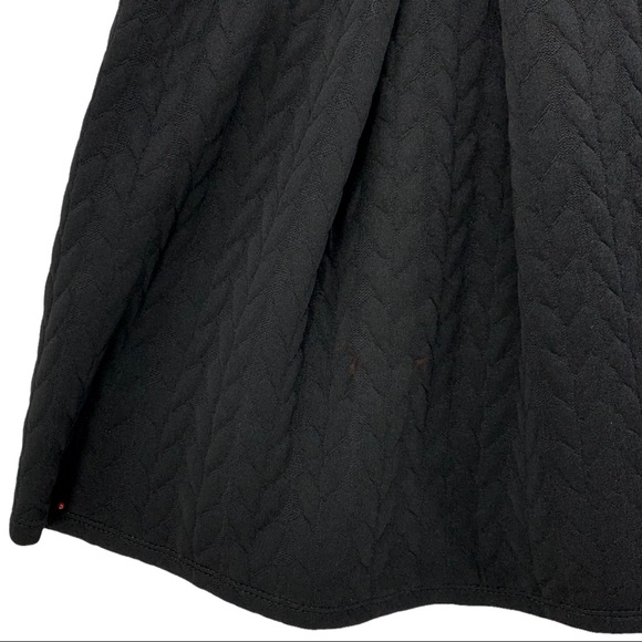 Wide Pleat Box Pleat Black Mini Skirt by EyeShadow - Picture 8 of 16